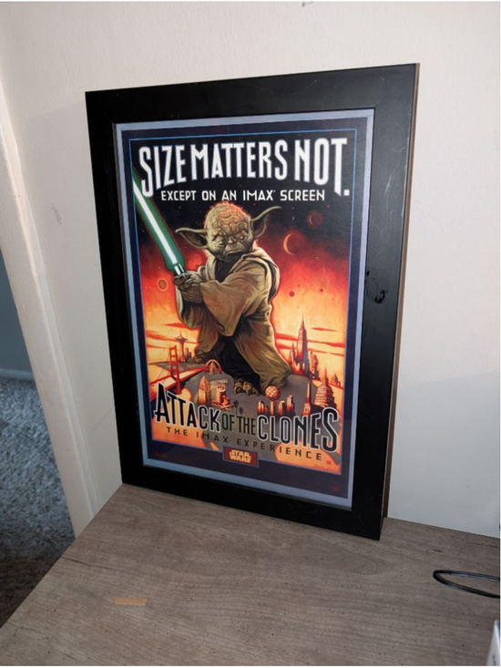 AllPosters Other - AllPosters Star Wars Yoda Wall Art One Size Black Red 12 x 17